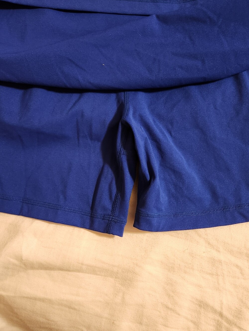 Sweaty Betty Power Workout Stretch Racerback Dress Royal Blue US Size 6 Shorts - Picture 5 of 7